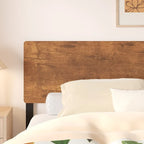 Javlergo Elegant Iron Queen Bed Frame with MDF Headboard & Footboard - Modern Industrial Style