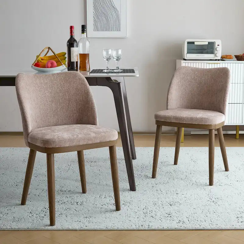 Aviana Fabric Upholstered Dining Chairs (Set of 2) by Christopher Knight Home