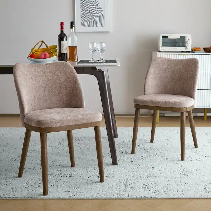 Aviana Fabric Upholstered Dining Chairs (Set of 2) by Christopher Knight Home