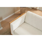 Christopher Knight Home - Lily Modern 79 3-Seater Sofa with Solid Wood Legs