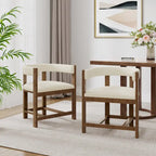 Christopher Knight Home - Bennett Elegant Barrel-Back Dining Armchair Set of 2