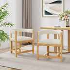 Christopher Knight Home - Bennett Elegant Barrel-Back Dining Armchair Set of 2