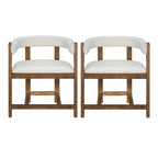 Christopher Knight Home - Bennett Elegant Barrel-Back Dining Armchair Set of 2