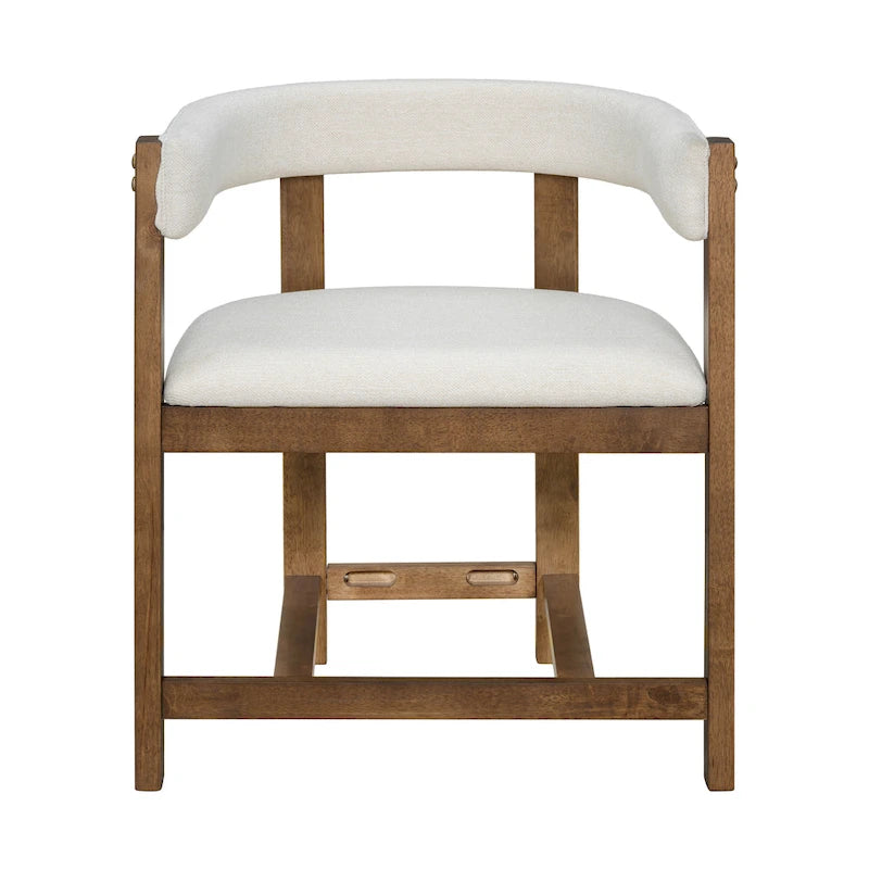 Christopher Knight Home - Bennett Elegant Barrel-Back Dining Armchair Set of 2