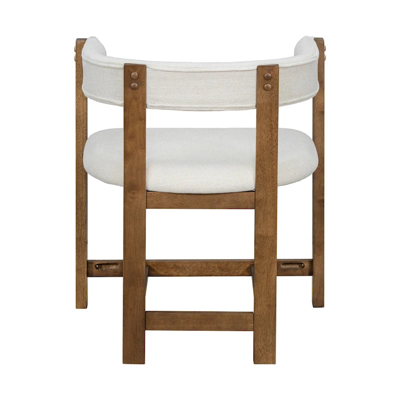Christopher Knight Home - Bennett Elegant Barrel-Back Dining Armchair Set of 2