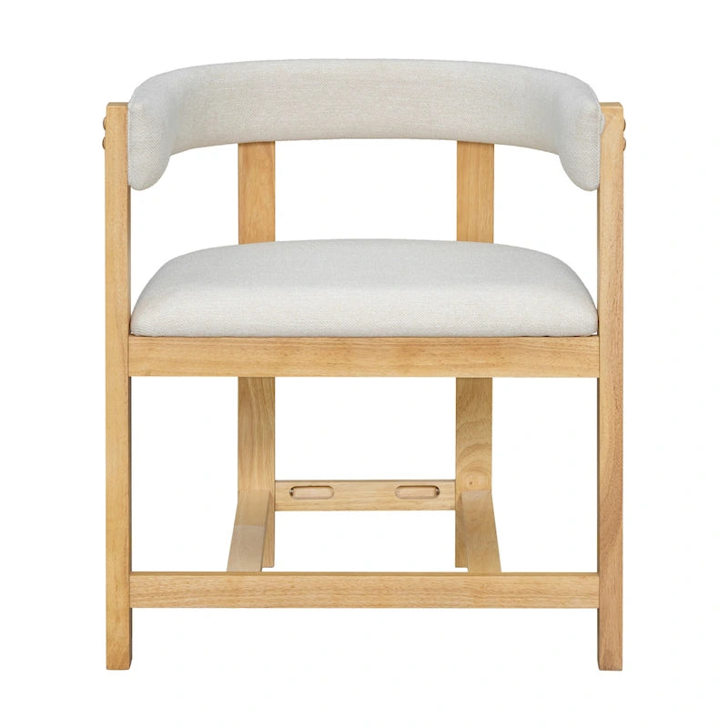 Christopher Knight Home - Bennett Elegant Barrel-Back Dining Armchair Set of 2