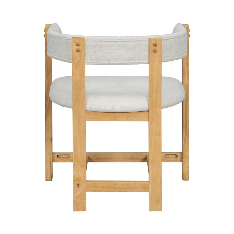 Christopher Knight Home - Bennett Elegant Barrel-Back Dining Armchair Set of 2