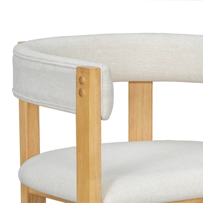 Christopher Knight Home - Bennett Elegant Barrel-Back Dining Armchair Set of 2