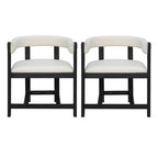 Christopher Knight Home - Bennett Elegant Barrel-Back Dining Armchair Set of 2