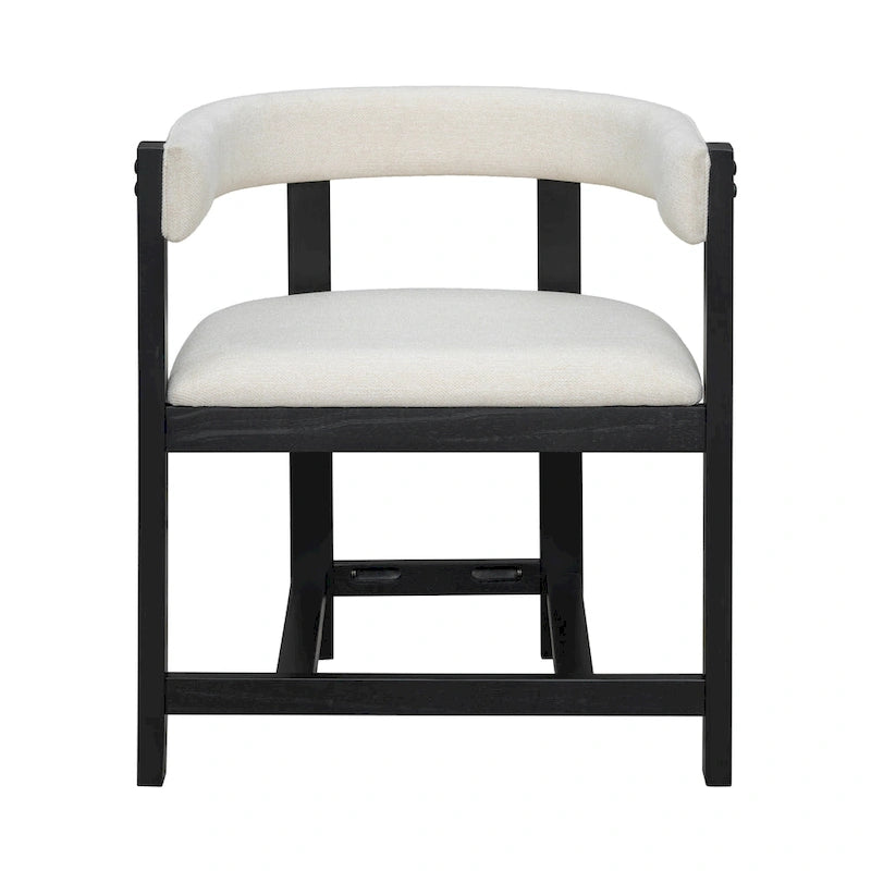 Christopher Knight Home - Bennett Elegant Barrel-Back Dining Armchair Set of 2