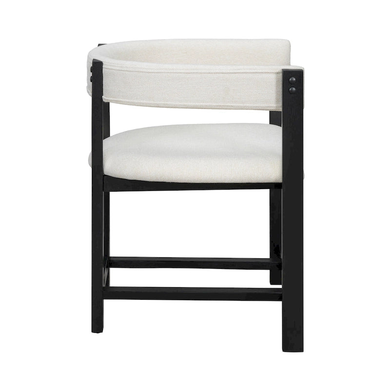Christopher Knight Home - Bennett Elegant Barrel-Back Dining Armchair Set of 2