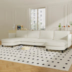 Christopher Knight Home - Benjamin Grand 6-Seater U-Shaped Sofa with Movable Ottoman and Convenient Storage Pockets
