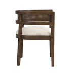Halea Farmhouse Rubberwood Dining Chairs with Cane Back (Set of 2) by Christopher Knight Home