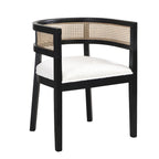 Halea Farmhouse Rubberwood Dining Chairs with Cane Back (Set of 2) by Christopher Knight Home