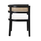 Halea Farmhouse Rubberwood Dining Chairs with Cane Back (Set of 2) by Christopher Knight Home
