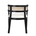 Halea Farmhouse Rubberwood Dining Chairs with Cane Back (Set of 2) by Christopher Knight Home