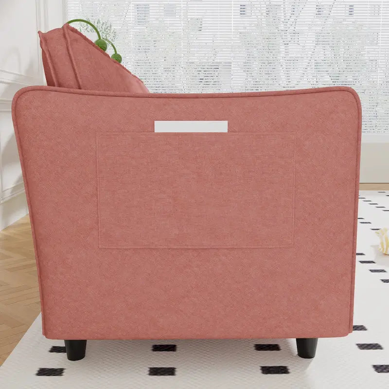 Christopher Knight Home - Benjamin Spacious 3-Seater L-Shaped Sofa with Movable Ottoman and Storage Pockets