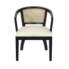 Currant Cane Upholstered Rubberwood Dining Chairs by Christopher Knight Home- Set of 2