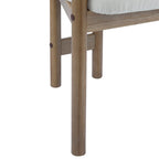 Upholstered Dining Chairs Set of 2, Side Chairs with Rubber Wood Legs, 300 LBS Weight Capacity