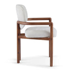 Upholstered Dining Chairs Set of 2, Side Chairs with Rubber Wood Legs, 300 LBS Weight Capacity