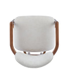 Upholstered Dining Chairs Set of 2, Side Chairs with Rubber Wood Legs, 300 LBS Weight Capacity