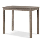 3-Piece Counter Height Dining Set Small Apartment Dining Table and Chair Sets with Button-Tufted Upholstered Stools for Kitchen