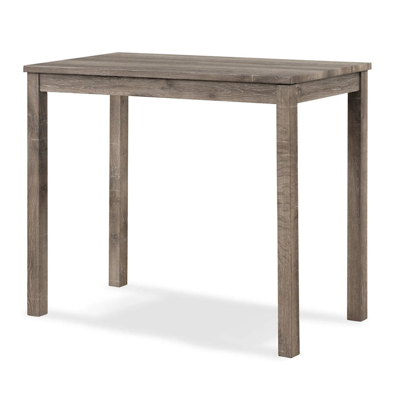 3-Piece Counter Height Dining Set Small Apartment Dining Table and Chair Sets with Button-Tufted Upholstered Stools for Kitchen