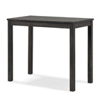 3-Piece Counter Height Dining Set Small Apartment Dining Table and Chair Sets with Button-Tufted Upholstered Stools for Kitchen