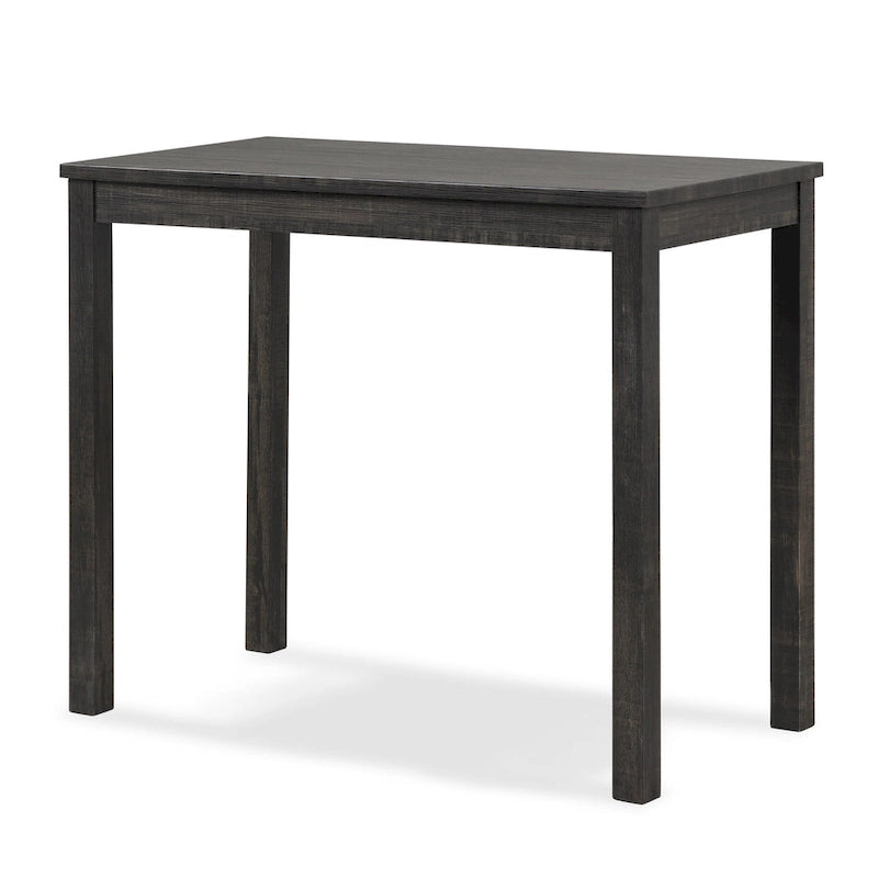 3-Piece Counter Height Dining Set Small Apartment Dining Table and Chair Sets with Button-Tufted Upholstered Stools for Kitchen