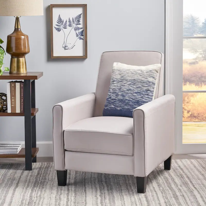 Roomfitters Fabric Push Back Chair for Elegant Home Dcor