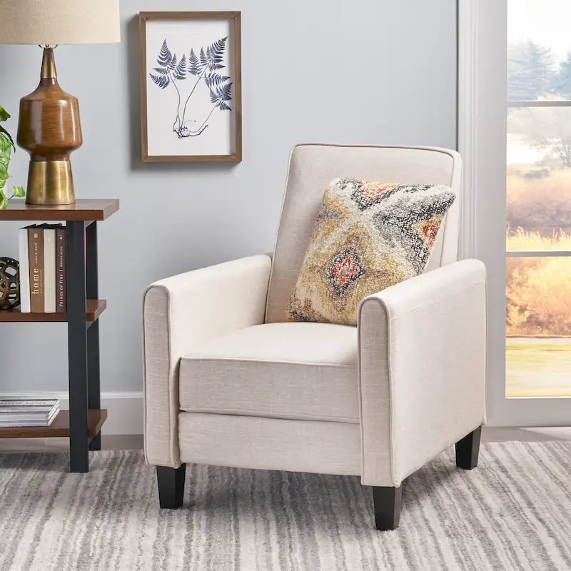 Roomfitters Fabric Push Back Chair for Elegant Home Dcor