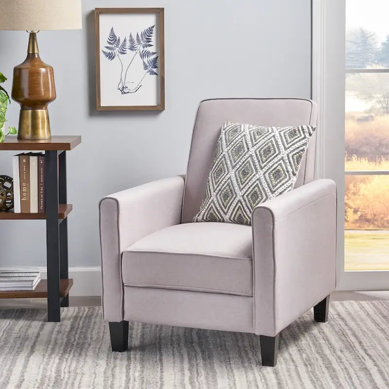 Roomfitters Fabric Push Back Chair for Elegant Home Dcor