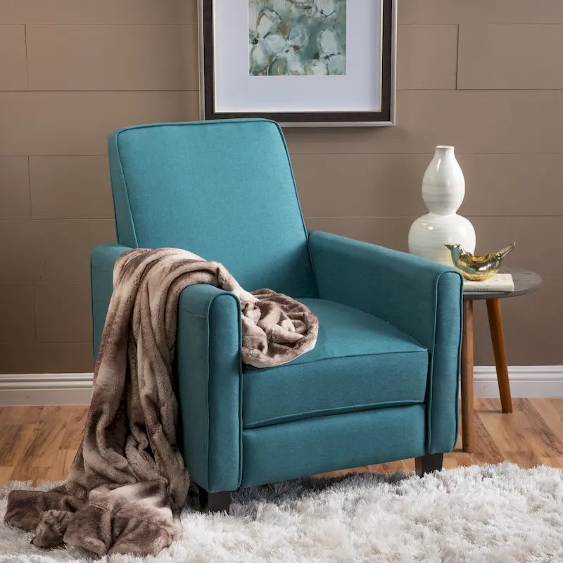 Roomfitters Fabric Push Back Chair for Elegant Home Dcor