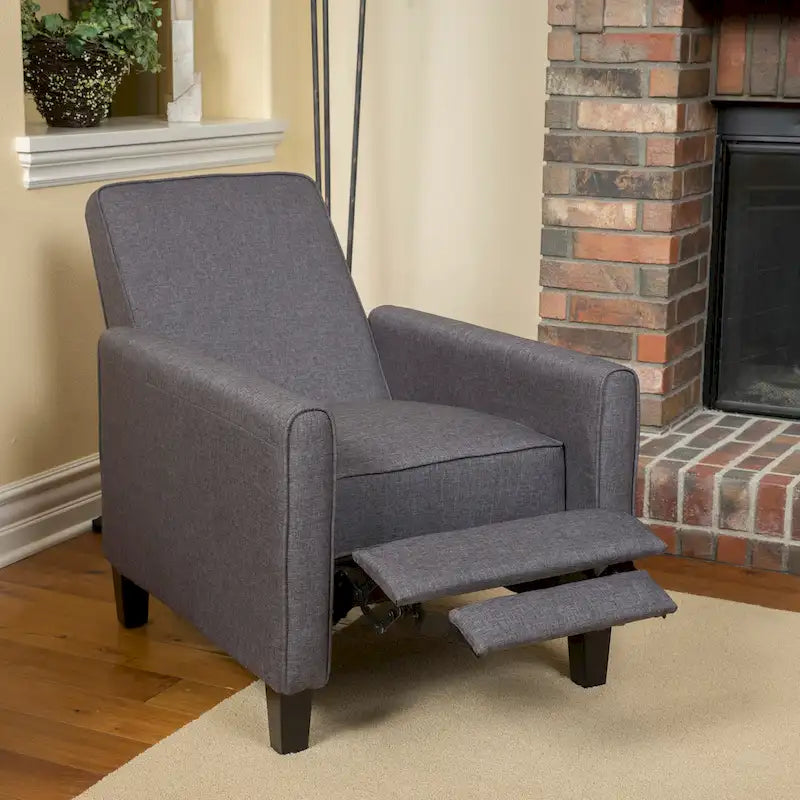 Roomfitters Fabric Push Back Chair for Elegant Home Dcor