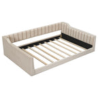Full XL Velvet Daybed with Storage