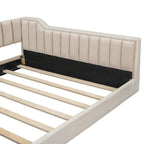 Full XL Velvet Daybed with Storage