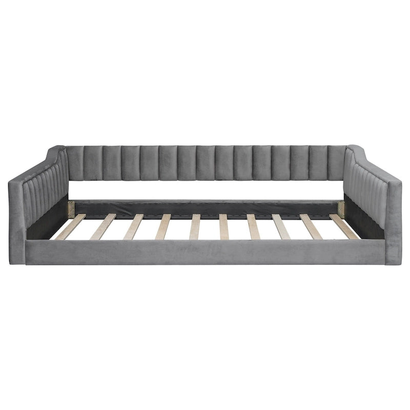 Full XL Velvet Daybed with Storage