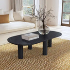 Kali Oval Mango Wood Coffee Table by East at Main