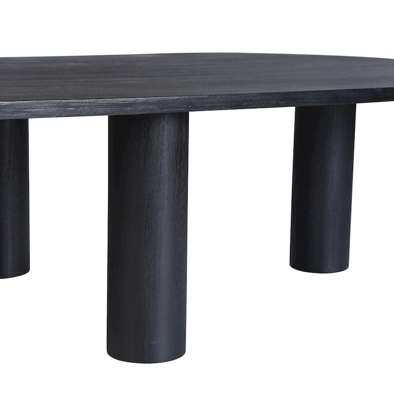Kali Oval Mango Wood Coffee Table by East at Main