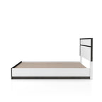 Furniture of America Conjira Modern 2-Piece White Wood Storage Bed and Nightstand Set