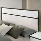 Furniture of America Conjira Modern 2-Piece White Wood Storage Bed and Nightstand Set