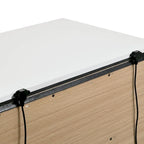 Furniture of America Conjira Modern 2-Piece White Wood Storage Bed and Nightstand Set