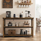 Farmhouse Entryway Table,47 Inch Narrow Long Console Table with Storage