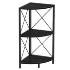 Corner Shelf with Metal Frame - 11.8D x 11.8W x 26.9H