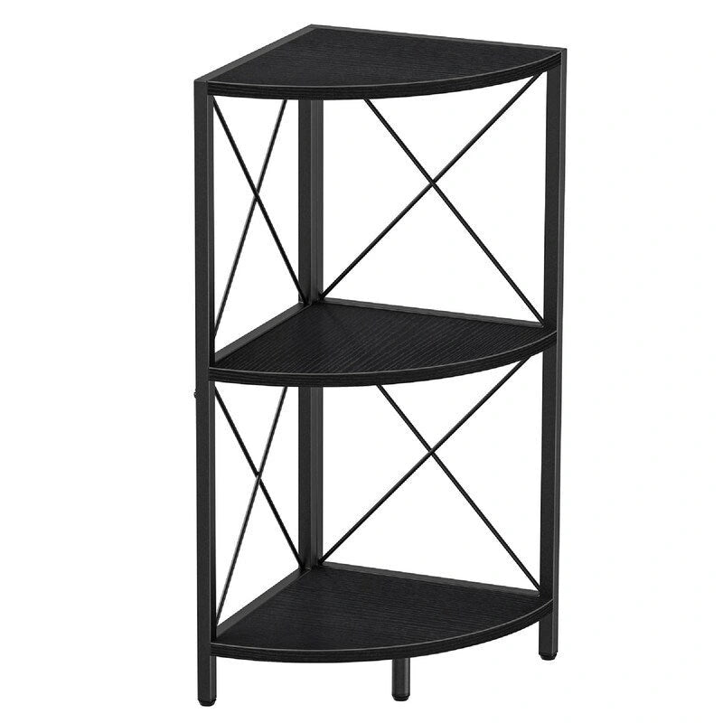 Corner Shelf with Metal Frame - 11.8D x 11.8W x 26.9H