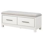 43 Shoe Bench with Removable Cushion & Lift Top Storage, Entryway Bench Wooden End of Bed Bench, Hidden Storage Space