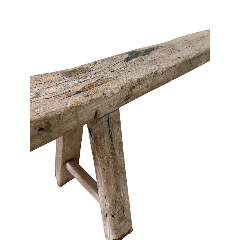 Vintage Noodle Bench Weathered Natural (size and finish vary)