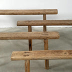 Vintage Noodle Bench Weathered Natural (size and finish vary)