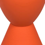 Boyd Round Side Table Ribbed Design Base Accent End Table with Removable Lid for Living Room & Bedroom