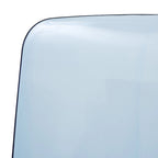 Stackable Acrylic Minimalist Plastic Dining Chair Modern Full Back Transparent Accent Side Chair for Dining Room & Kitchen